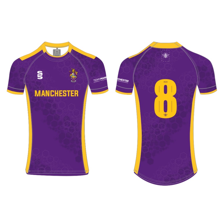 UNIVERSITY OF MANCHESTER RUGBY LEAGUE SHIRT – PURPLE – MEN’S