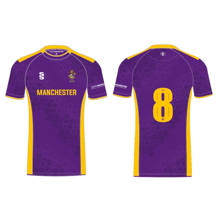 UNIVERSITY OF MANCHESTER HANDBALL SHIRT – HOME - PURPLE – MEN’S