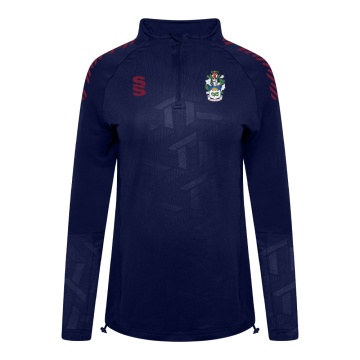Manchester Rugby Medics - Impact 1/4 Zip Performance Top - Women's Fit