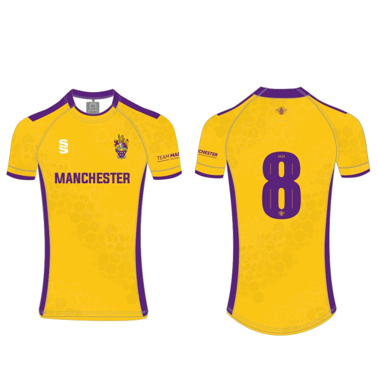 UNIVERSITY OF MANCHESTER RUGBY UNION SHIRT – AWAY - YELLOW – WOMEN’S