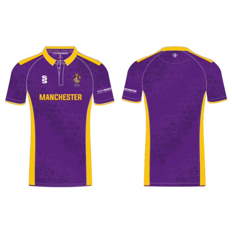 UNIVERSITY OF MANCHESTER DARTS SHIRT – PURPLE – MEN’S