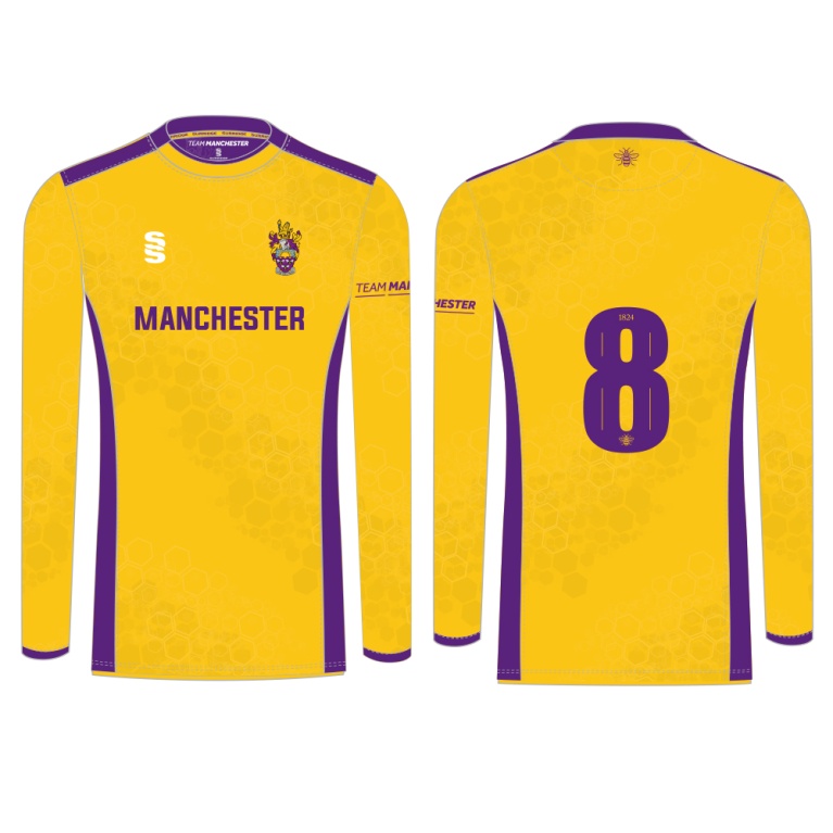 UNIVERSITY OF MANCHESTER L/S SHIRT – YELLOW – MEN’S