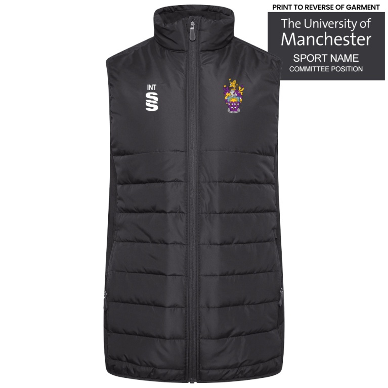 University of Manchester - Active Gilet - Unisex Fit