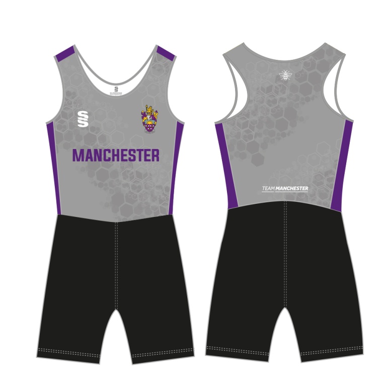 UNIVERSITY OF MANCHESTER ROWING SUIT – GREY – MEN’S