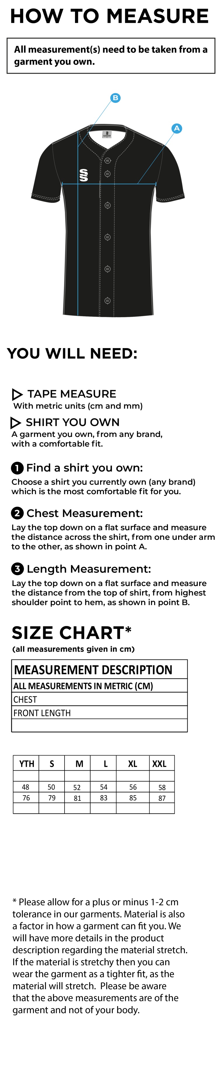 UNIVERSITY OF MANCHESTER BASEBALL SHIRT – HOME – PURPLE - Size Guide