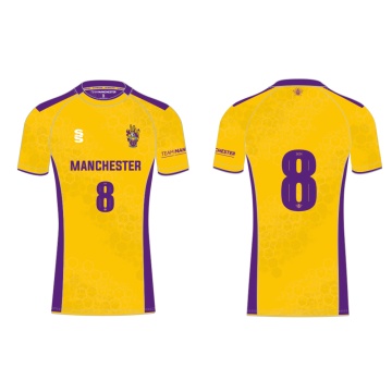 UNIVERSITY OF MANCHESTER DODGEBALL SHIRT – AWAY – YELLOW – WOMEN’S