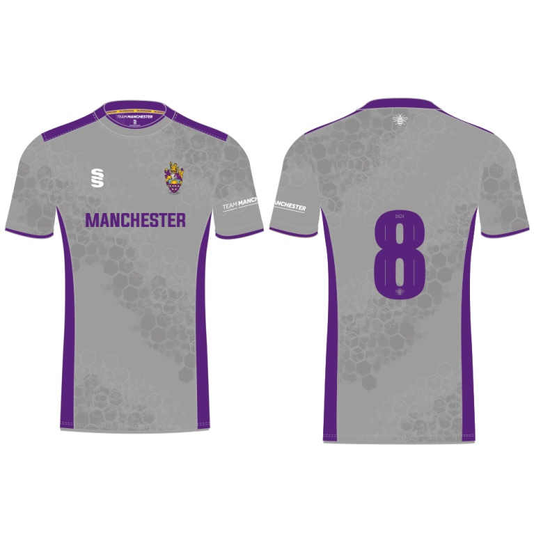 UNIVERSITY OF MANCHESTER S/S TRAINING SHIRT – GREY – MEN’S