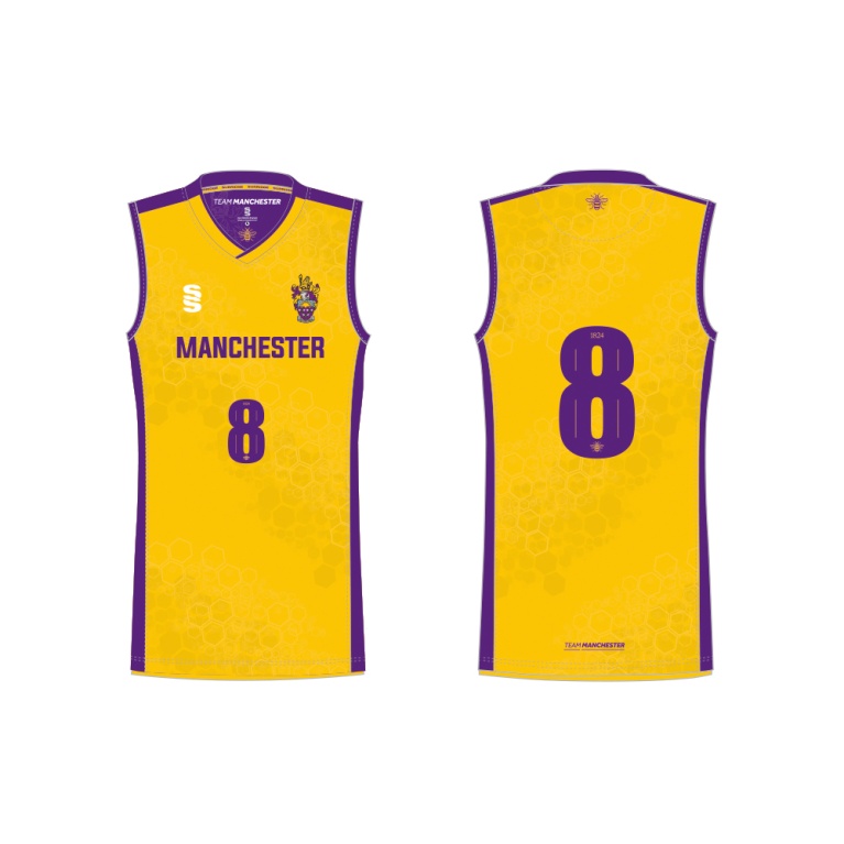 UNIVERSITY OF MANCHESTER BASKETBALL VEST – AWAY - YELLOW – MEN’S