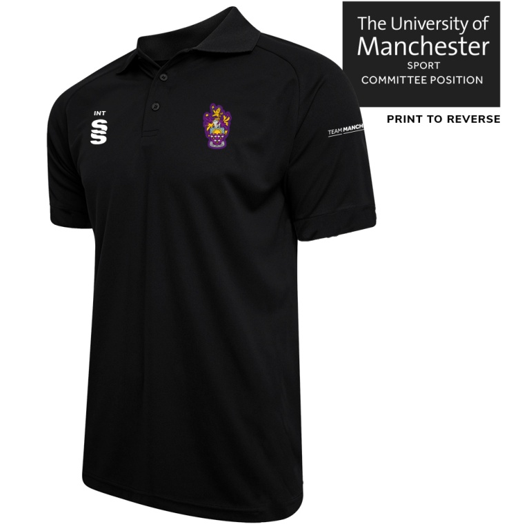 University of Manchester - Dual Solid Polo Shirt - Unisex Fit