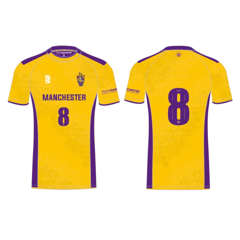 UNIVERSITY OF MANCHESTER VOLLEYBALL SHIRT – YELLOW – MEN’S