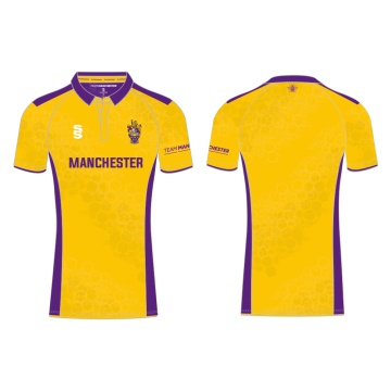 UNIVERSITY OF MANCHESTER DARTS SHIRT – YELLOW – WOMEN’S