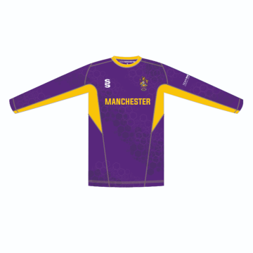 UNIVERSITY OF MANCHESTER CANOE RASH VEST L/S – PURPLE