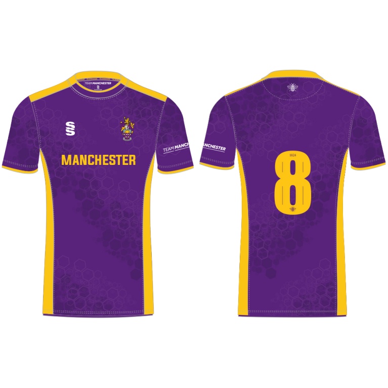 UNIVERSITY OF MANCHESTER FUTSAL SHIRT – PURPLE – MEN’S