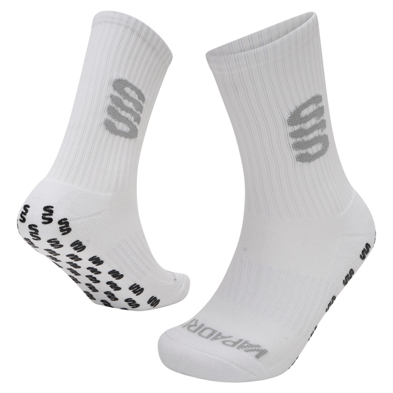 University of Manchester - Quarter Gripper Sock : White