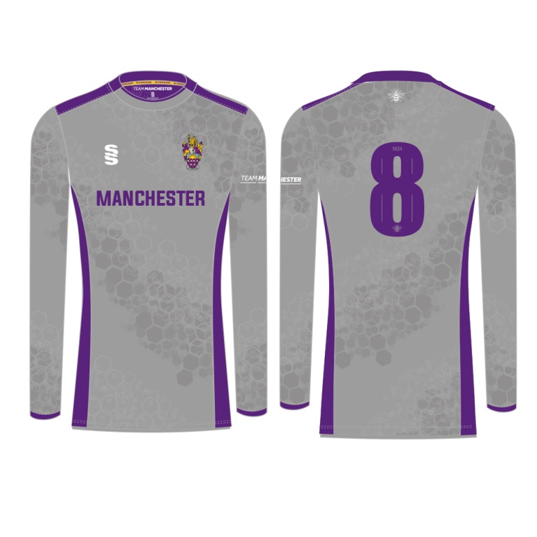 UNIVERSITY OF MANCHESTER L/S SHIRT – GREY – WOMEN’S