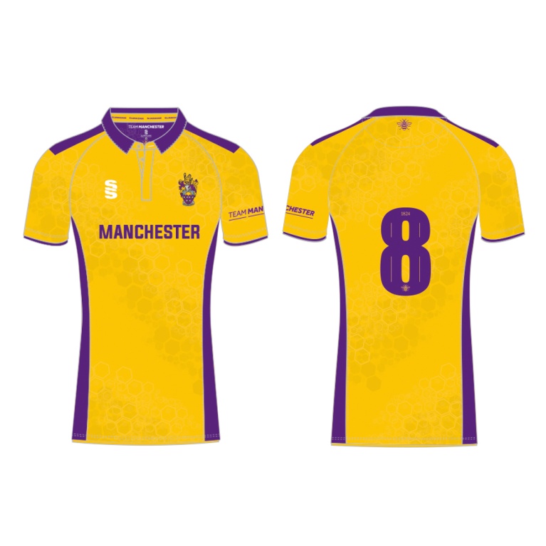 UNIVERSITY OF MANCHESTER CRICKET SHIRT – AWAY – YELLOW – WOMEN’S