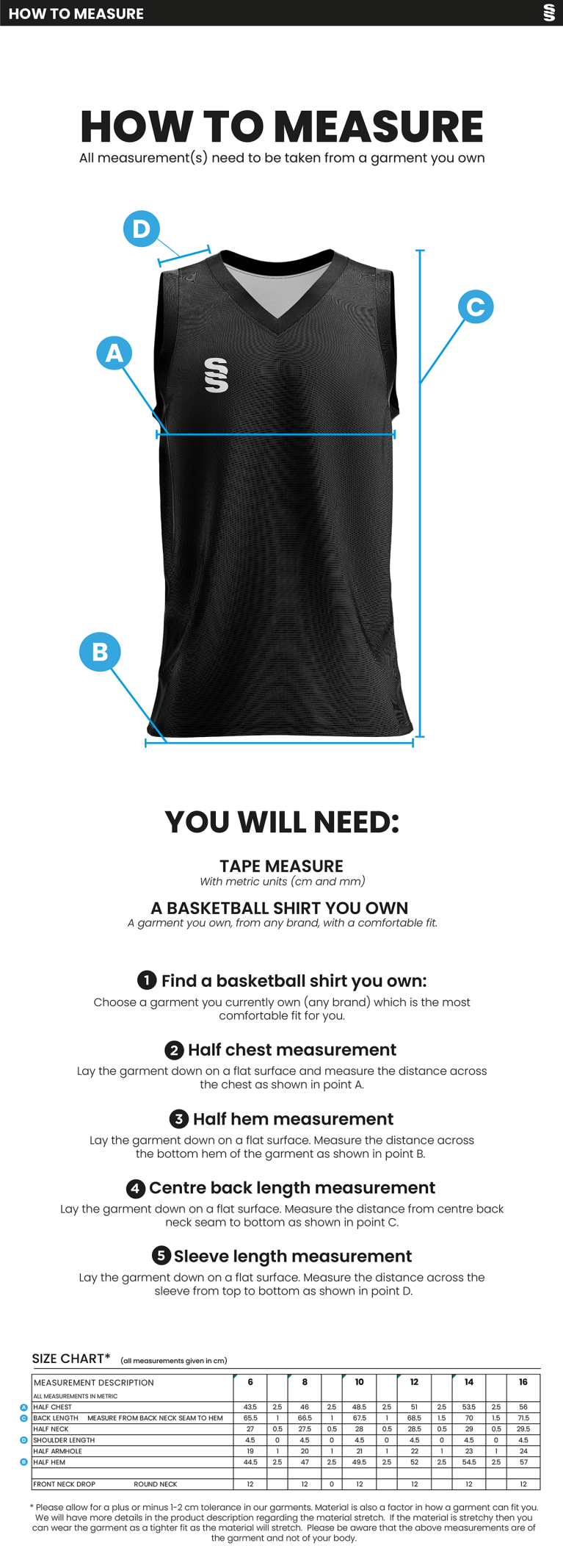 UNIVERSITY OF MANCHESTER BASKETBALL VEST – HOME - PURPLE – WOMEN’S - Size Guide