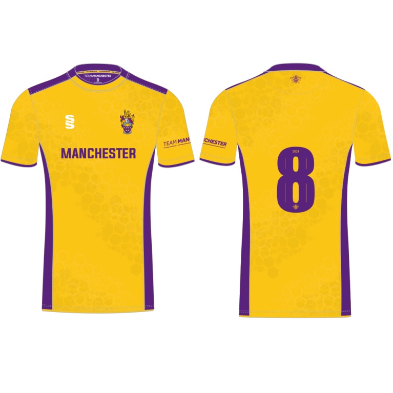 UNIVERSITY OF MANCHESTER FOOTBALL SHIRT – AWAY – YELLOW – MEN’S