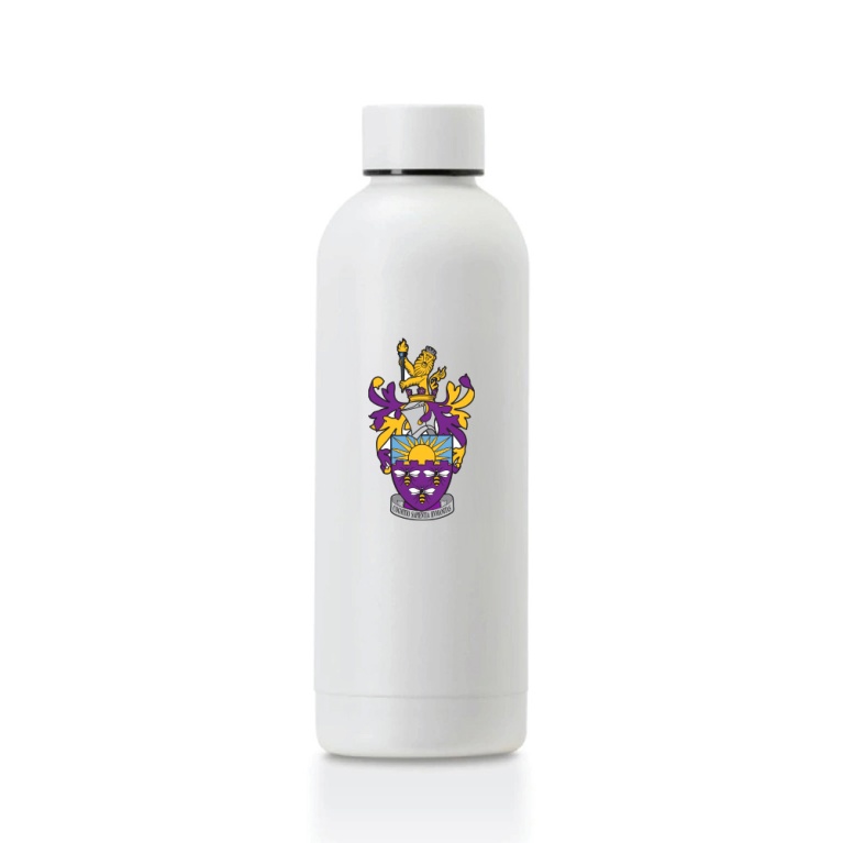 University of Manchester - Stainless Steel Bottle - 500ML - White