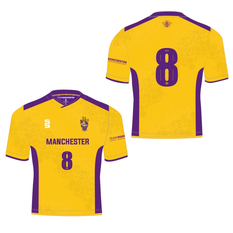 UNIVERSITY OF MANCHESTER LACROSSE SHIRT – AWAY - YELLOW – MEN’S