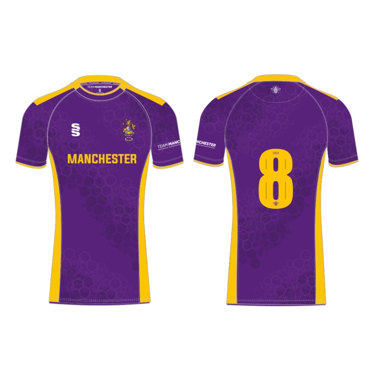 UNIVERSITY OF MANCHESTER HANDBALL SHIRT – HOME - PURPLE – WOMEN’S