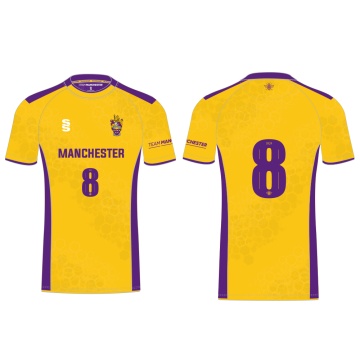 UNIVERSITY OF MANCHESTER DODGEBALL SHIRT – AWAY – YELLOW – MEN’S