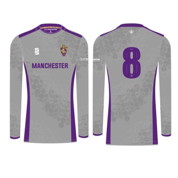 UNIVERSITY OF MANCHESTER L/S SHIRT – GREY – MEN’S